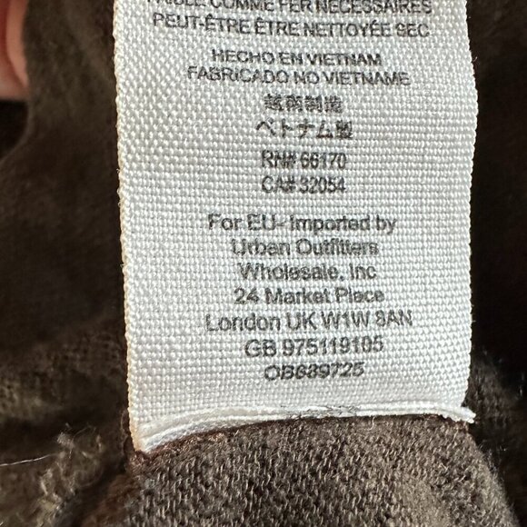 Free People We the Free Womens Penelope Button Down Shirt Army Green Size Small - Picture 8 of 10